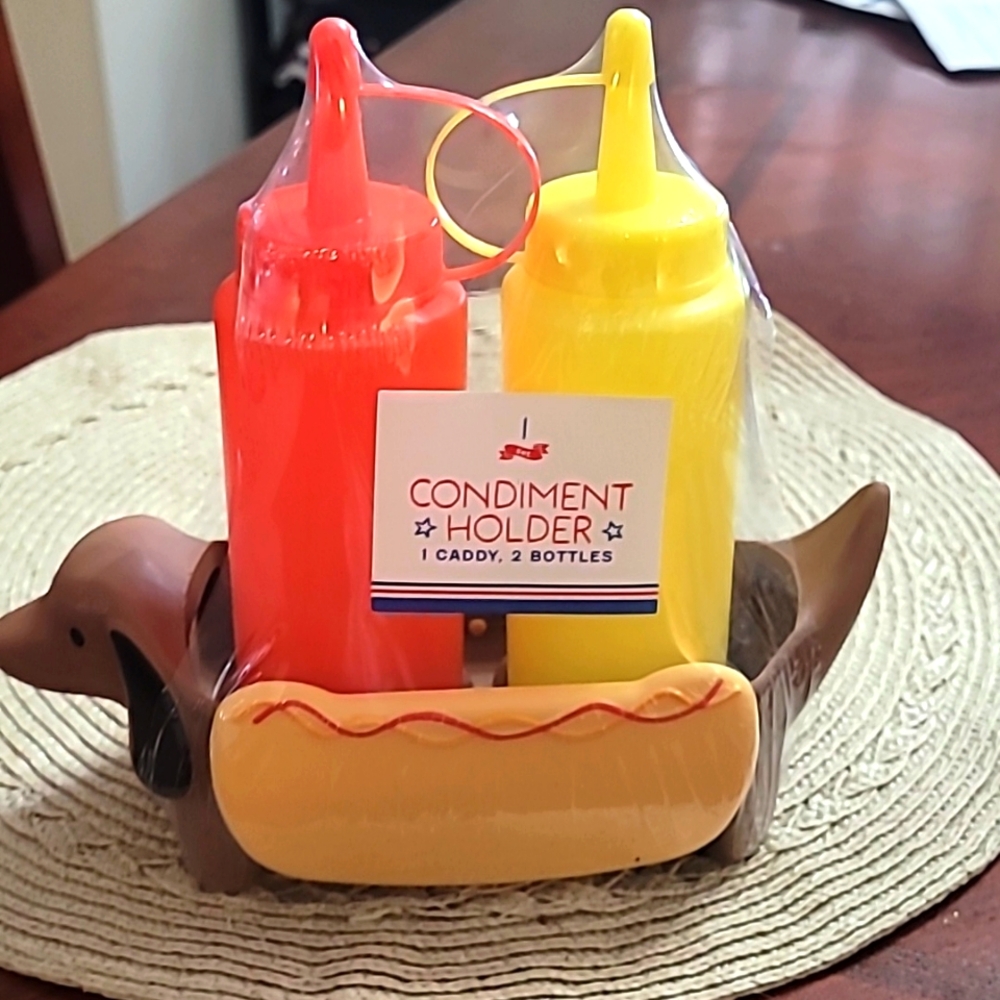 Condiment holder weiner dog as seen on tik tok!!!🎯